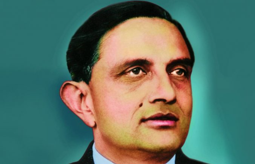 Vikram Sarabhai portrait visual